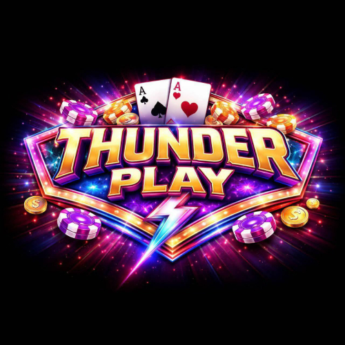 Banner promoting the ThunderPlay Casino app for Android and iOS